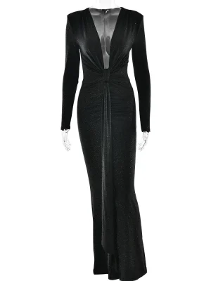 Sparkle Ruched Party Dress