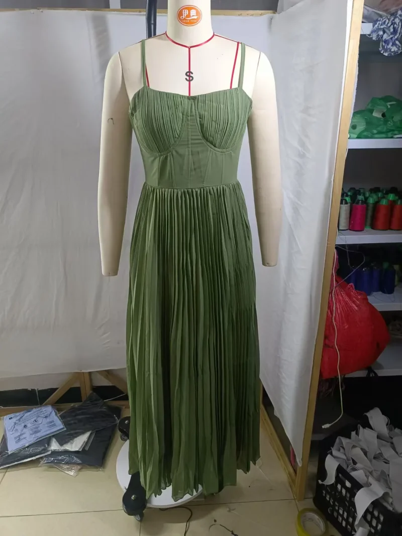 Sexy V Neck Evening Maxi Dress Women - Image 5
