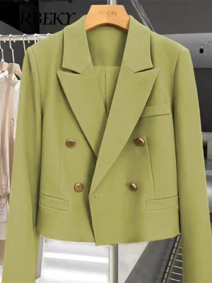 Spring Casual Short Blazer for Women