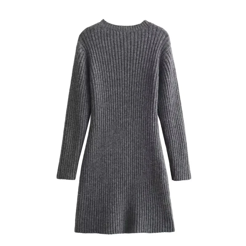 Elegant Sweater Dress for Women - Image 2