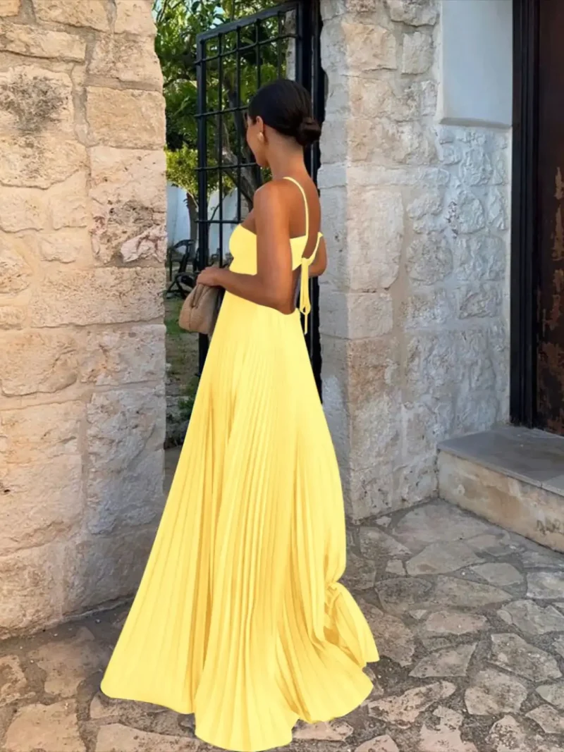 Women’s Summer Halter Maxi Dress 2025 - Image 4