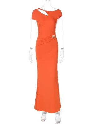 Sexy Hollow Out Maxi Dress Women Summer
