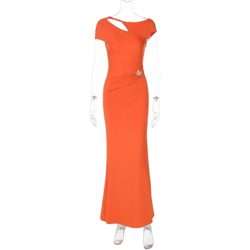 Sexy Hollow Out Maxi Dress Women Summer