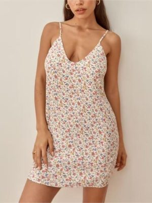 Summer Mini Dress with Feminine French Style