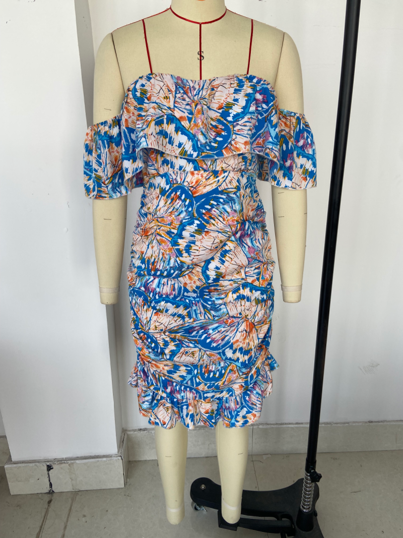 Women’s Sheath Dress with Floral Print Style