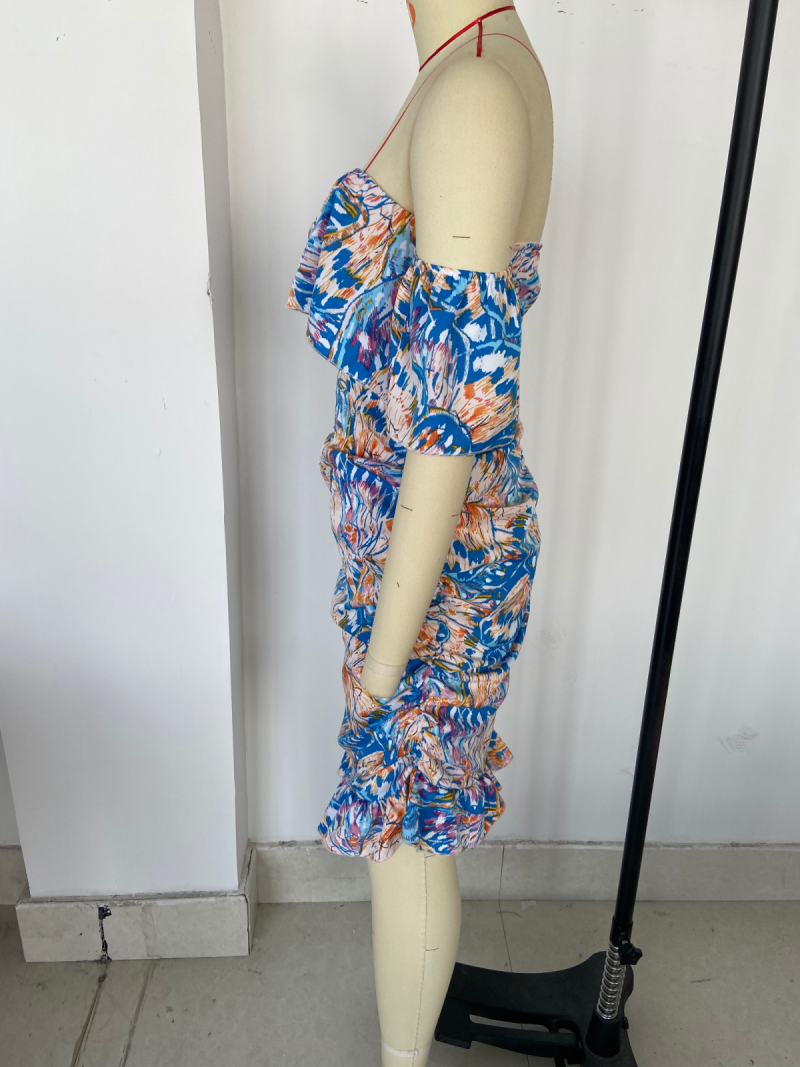 Women’s Sheath Dress with Floral Print Style - Image 2