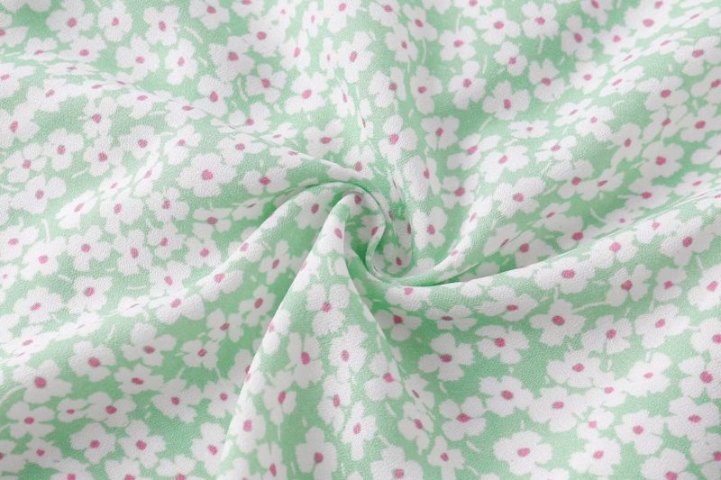 Sweet Spring Printed A-Line Suspender Dress - Image 4