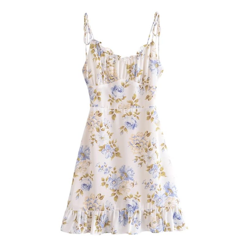 Slim Strapless Printed Dress for Women’s Wardrobe