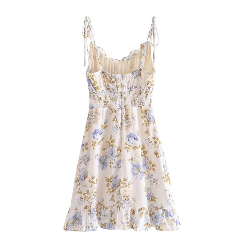 Slim Strapless Printed Dress for Women’s Wardrobe - Image 2