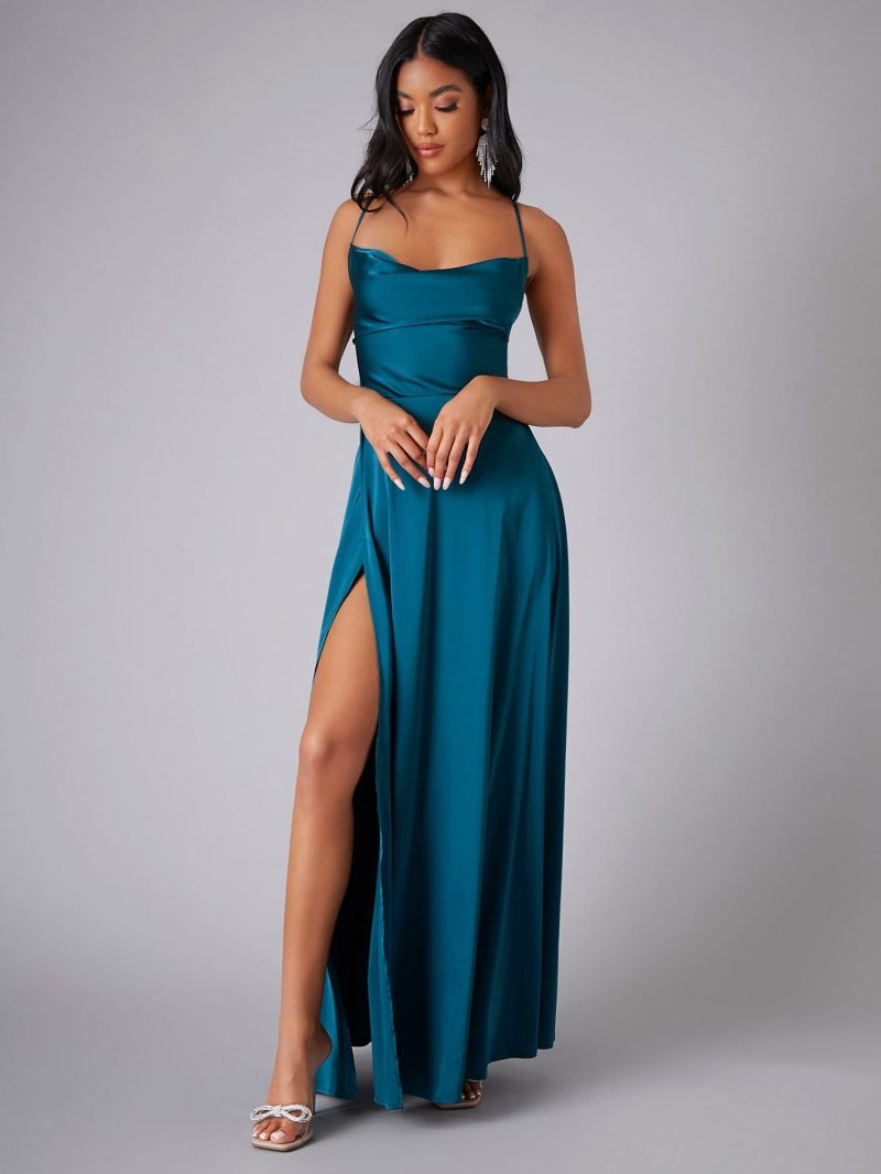 Sexy Backless Slim Fit Formal Bodycon Dress - Image 3