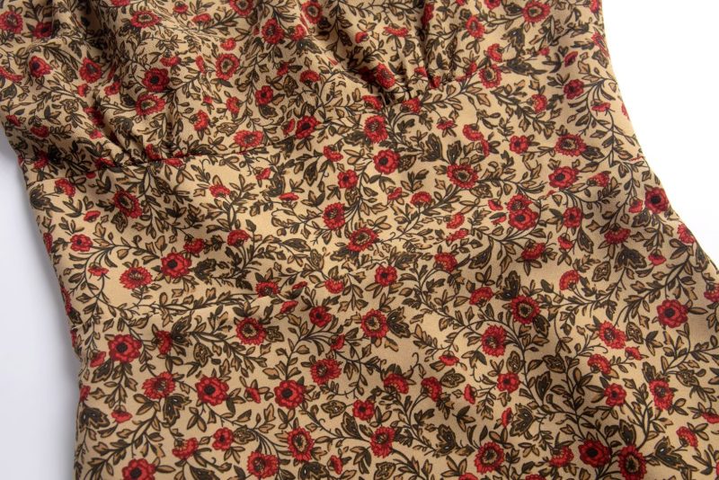 Printed A-Line Dress for Spring Summer - Image 3