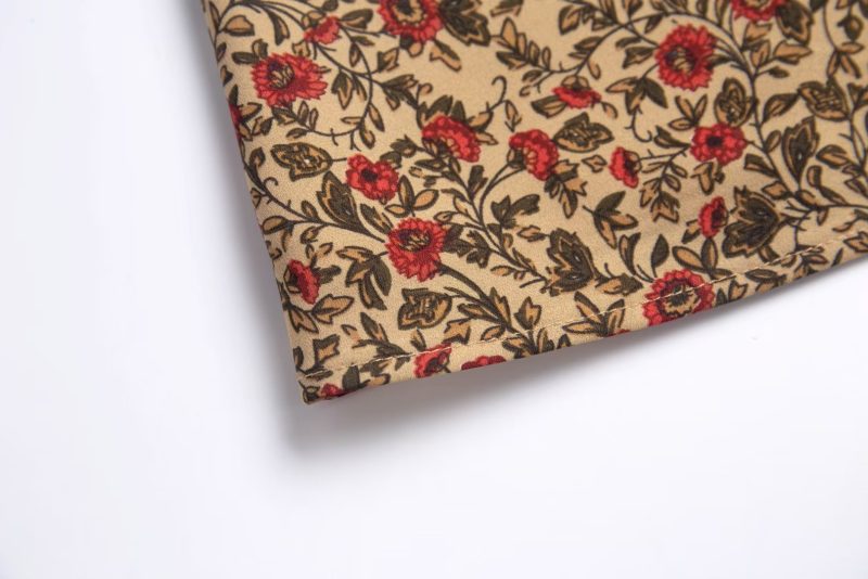 Printed A-Line Dress for Spring Summer - Image 4