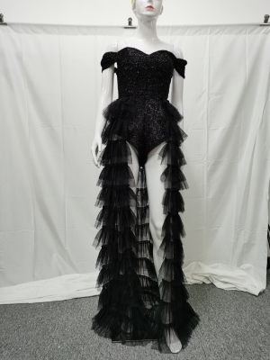 Stylish Women’s V Neck Silk Cocktail Party Dress