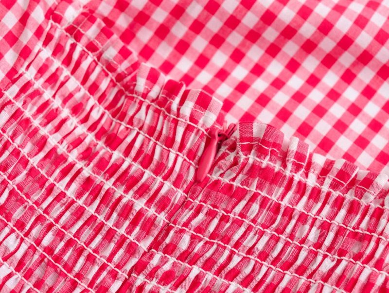 Cottagecore Plaid Suspender Dress for Summer - Image 4