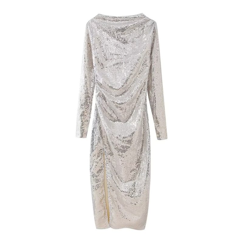 Elegant Beaded Maxi Dress for Women Summer