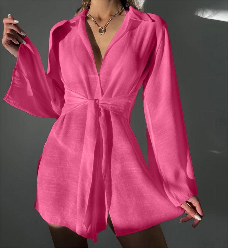 Comfortable Beach Robe with Sun Protection Design - Image 3