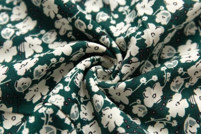 Spring Square Neck Off Shoulder Floral Dress - Image 4