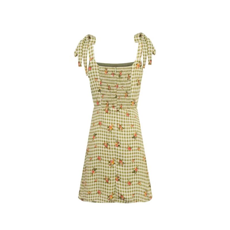 Pastoral Gingham Dress for Spring Getaways - Image 2