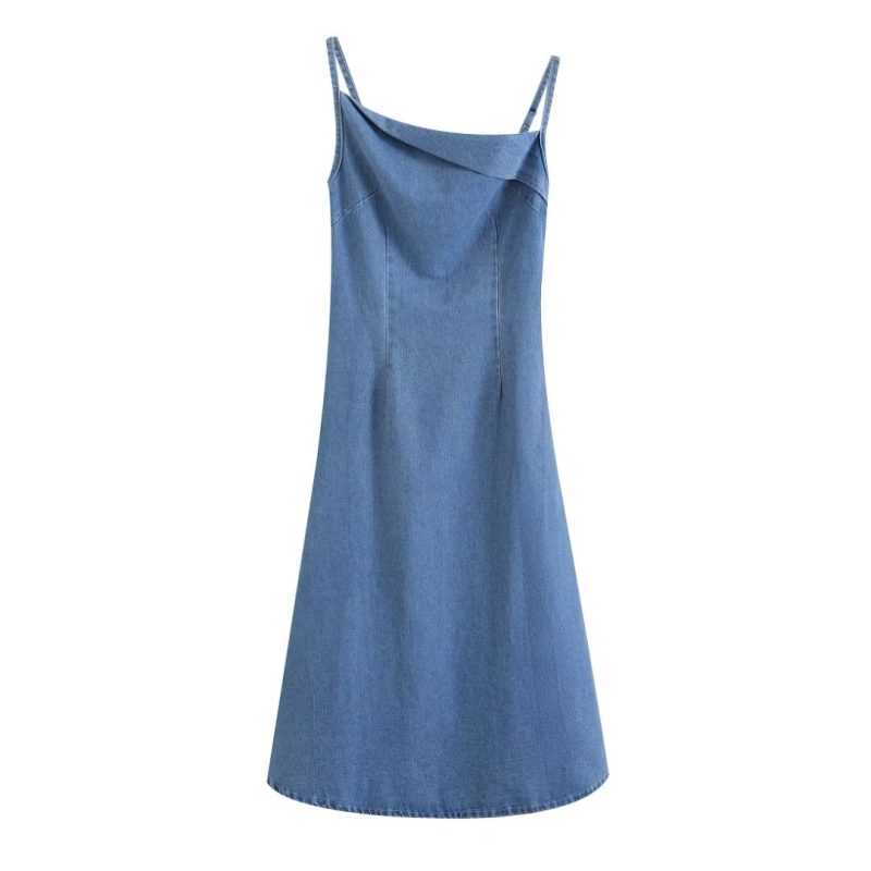 Summer Sleeveless Sling Cinched Bodycon Dress