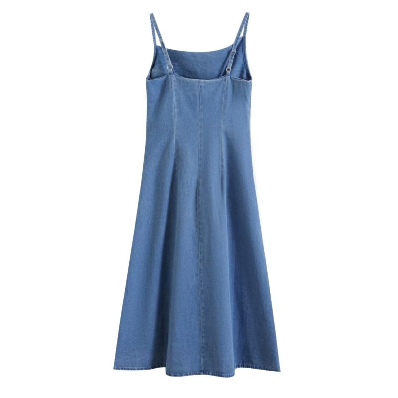 Summer Sleeveless Sling Cinched Bodycon Dress - Image 2