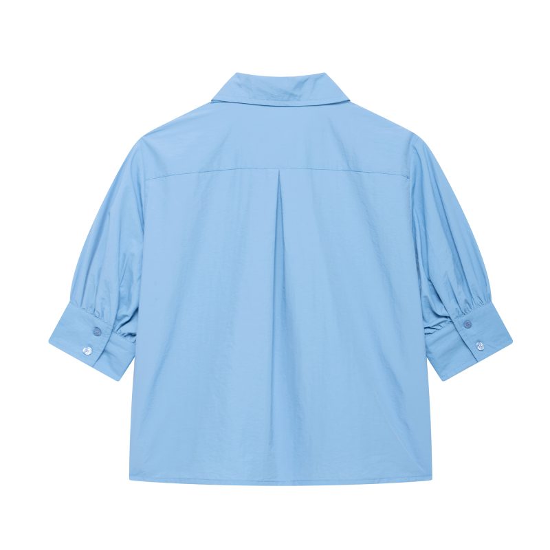 Summer Puff Sleeve Two-Piece Vacation Dress - Image 4
