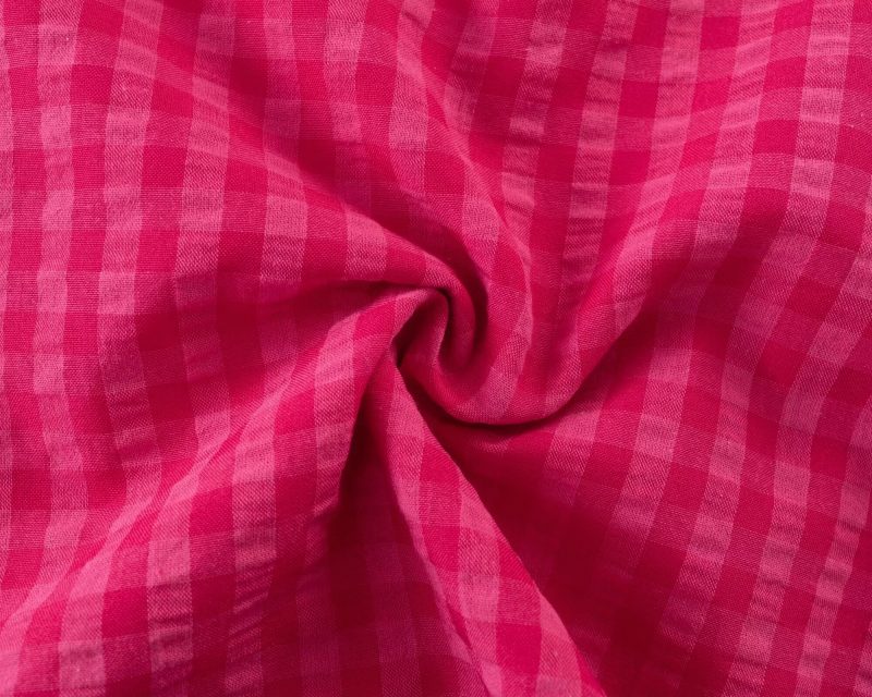 Plaid Suspender Dress with Bow Tie Neckline - Image 3