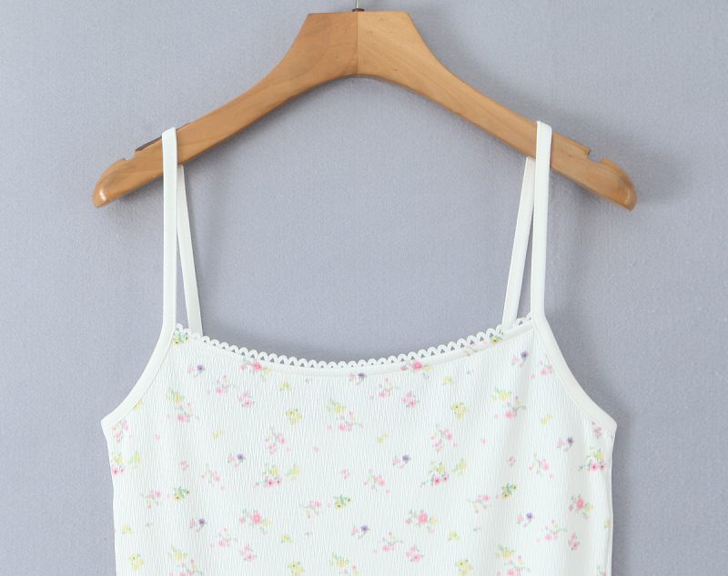 Women’s Summer Camisole Dress with Lace Detail - Image 4