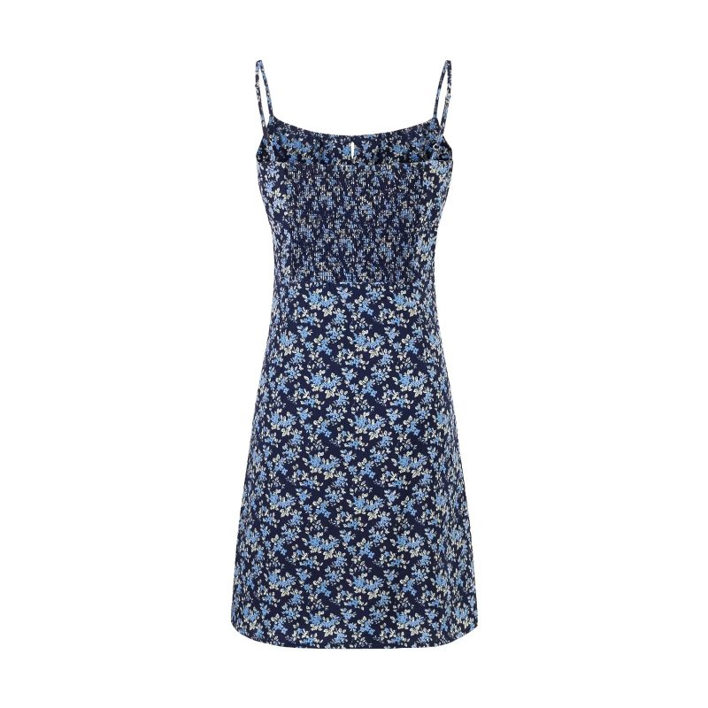 Women’s Backless Summer Dress with Floral Print - Image 2
