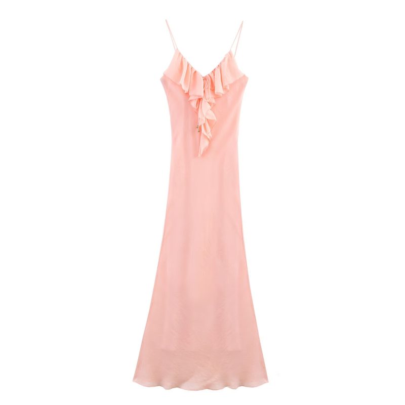 Summer Layered Decoration Underwire Midi Dress