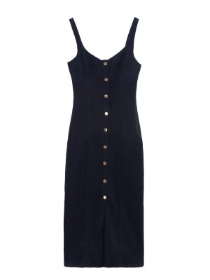Women’s Denim Midi Length Sling Dress