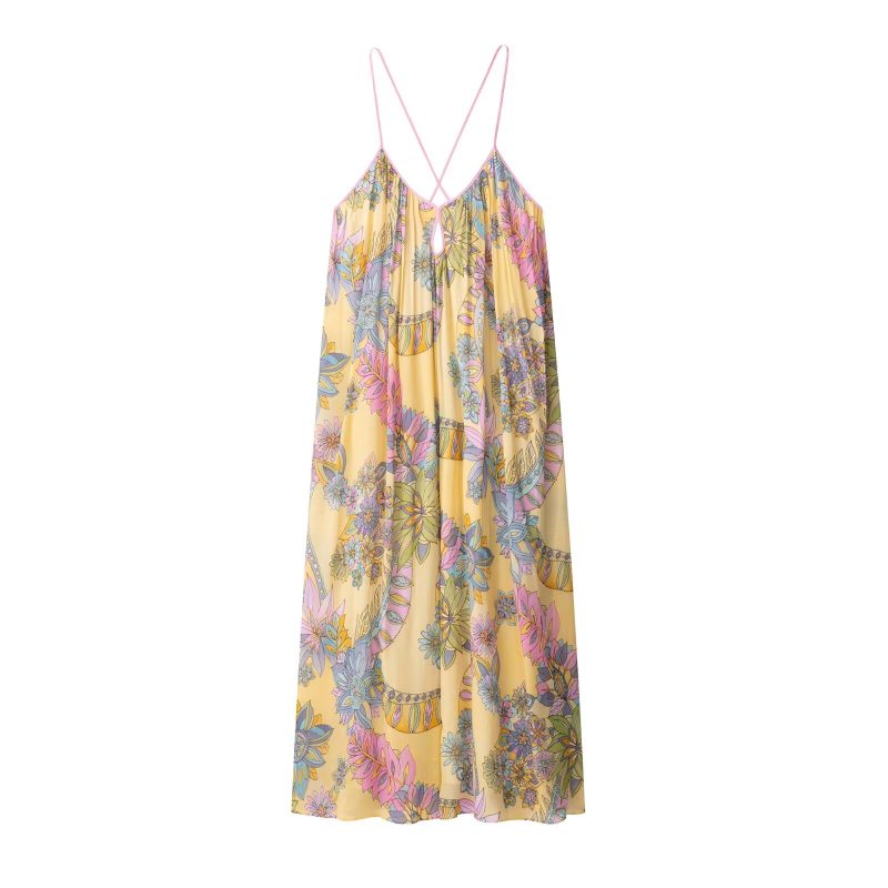 Series Printed Long Length Casual Dress - Image 3