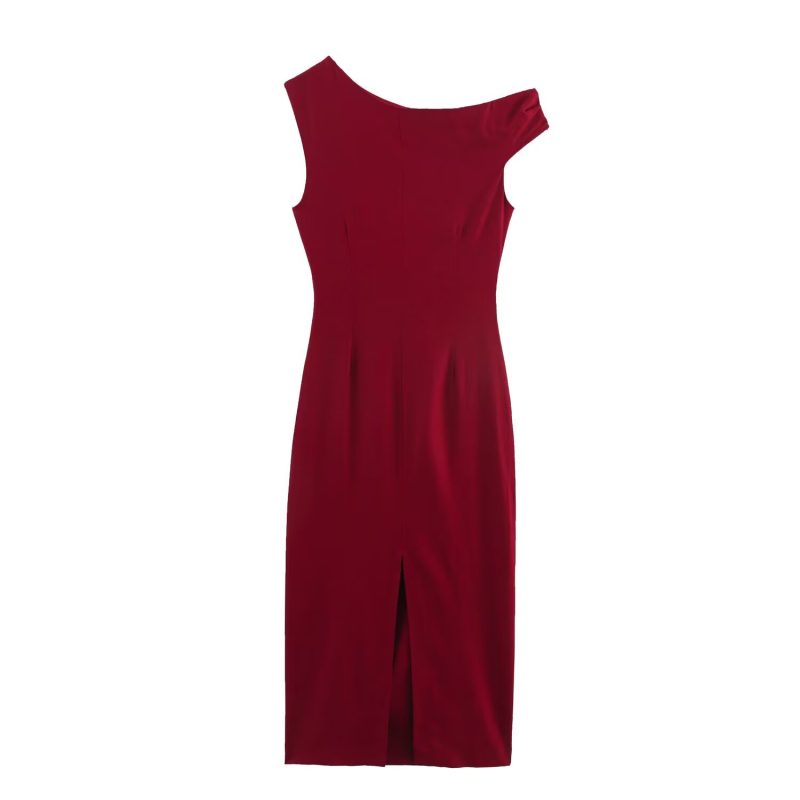 Summer Pleated Midi Dress for Women - Image 4