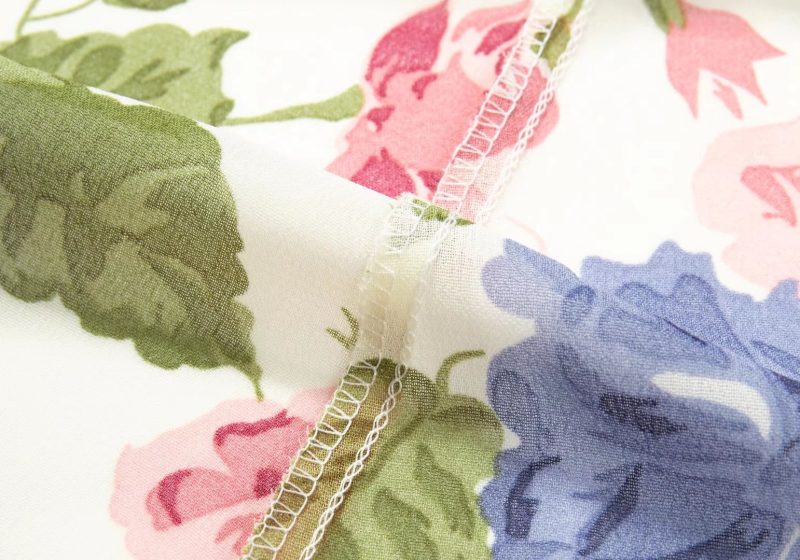 Summer Floral Print Slim Tie Strap Dress - Image 4
