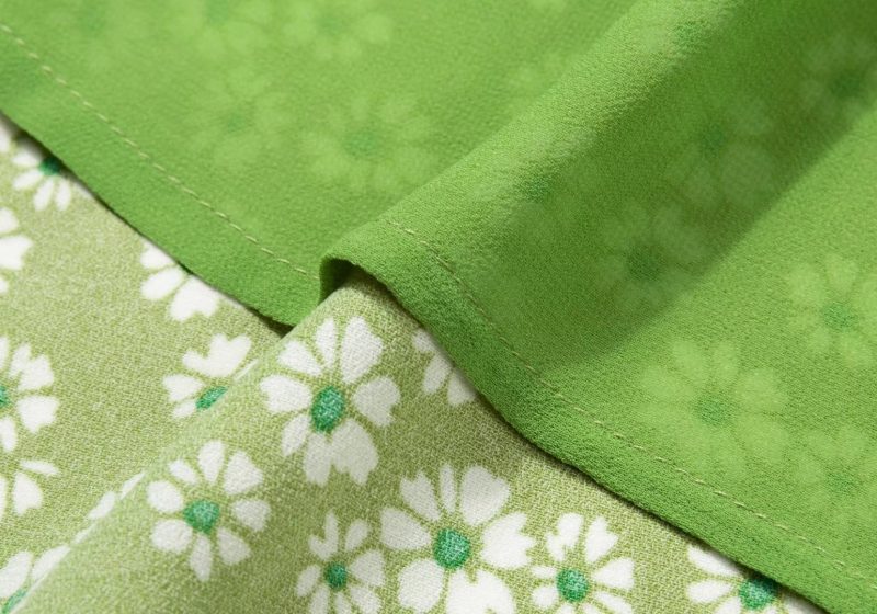 Summer Vacation Green Pastoral Floral Split Dress - Image 4