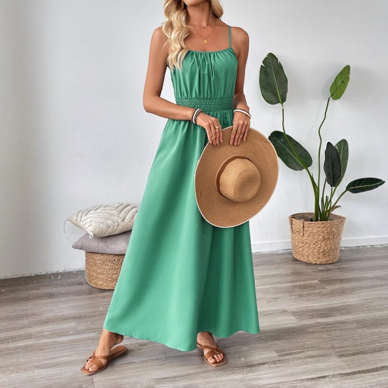 Summer Flowy Maxi Swing Dress - Image 4