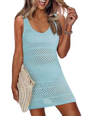 Women’s Summer Swimsuit Cover Up Shirt Dress