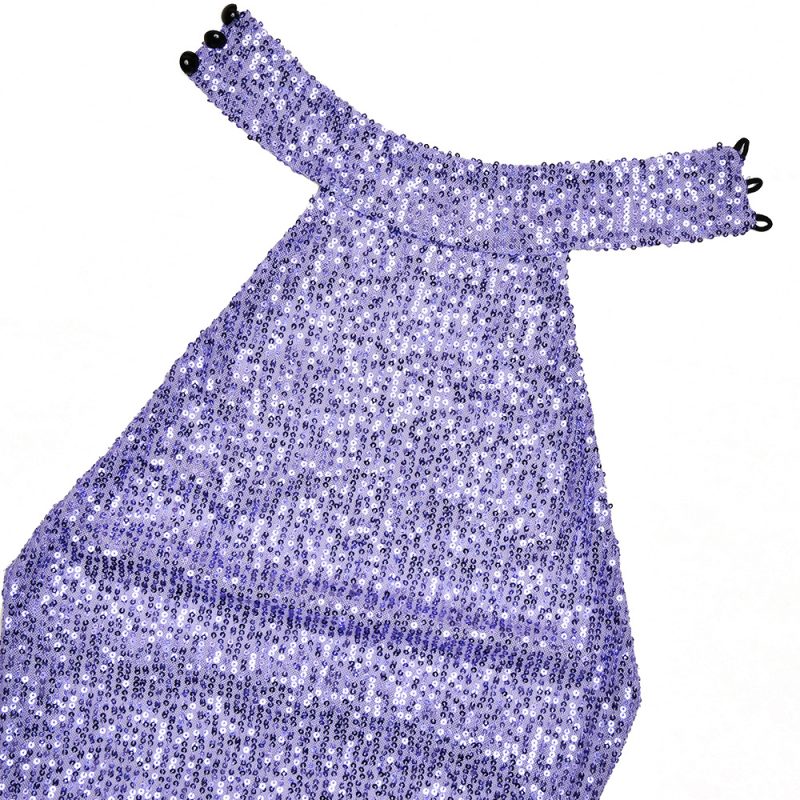Elegant Backless Sequined Slim Sheath Dress - Image 4