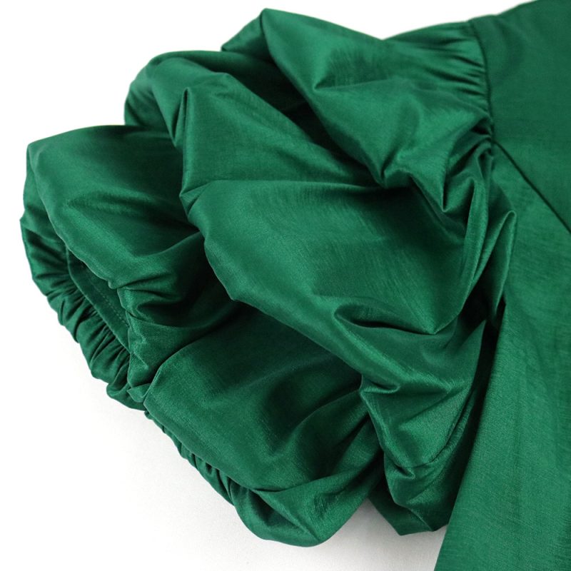 Elegant Women’s Oblique Shoulder Mesh Fishtail Party Dress - Image 4