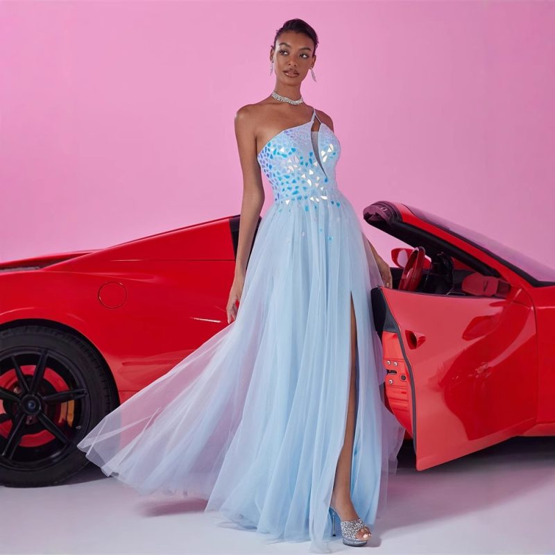Elegant Bandeau Slim Fit Cocktail Dress