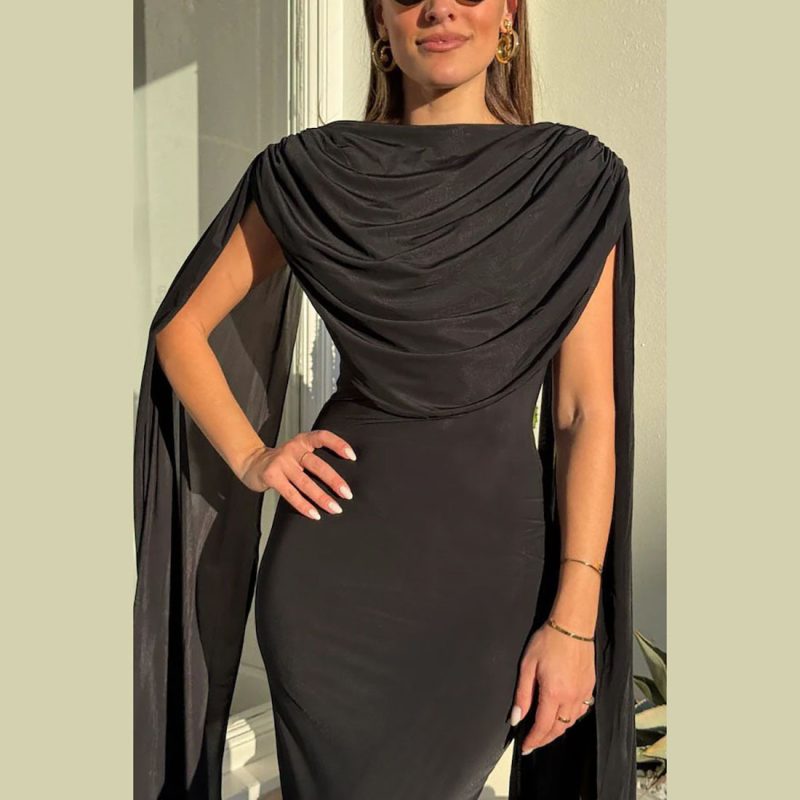 Summer Backless Ribbon High-Waist Sheath Dress - Image 2