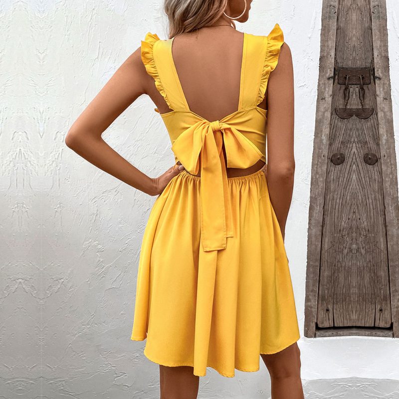 Resort-Ready Backless Dress for Summer Women - Image 2