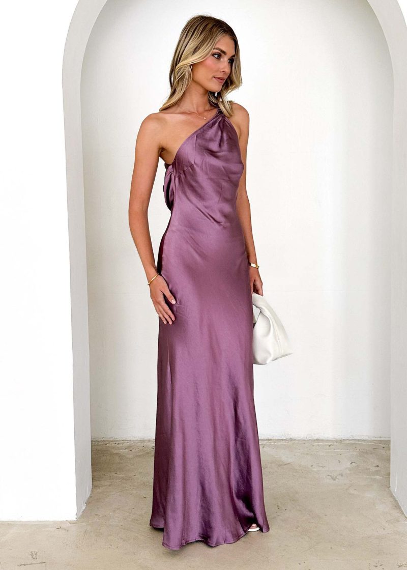 Modern Diagonal Collar Backless Slim Party Dress Women - Image 3