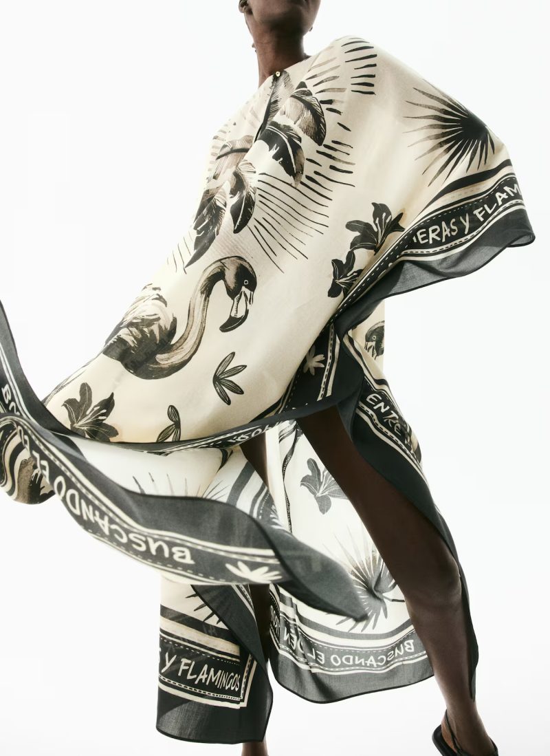 Women’s Plus Size Printed Vacation Dress for Autumn - Image 2