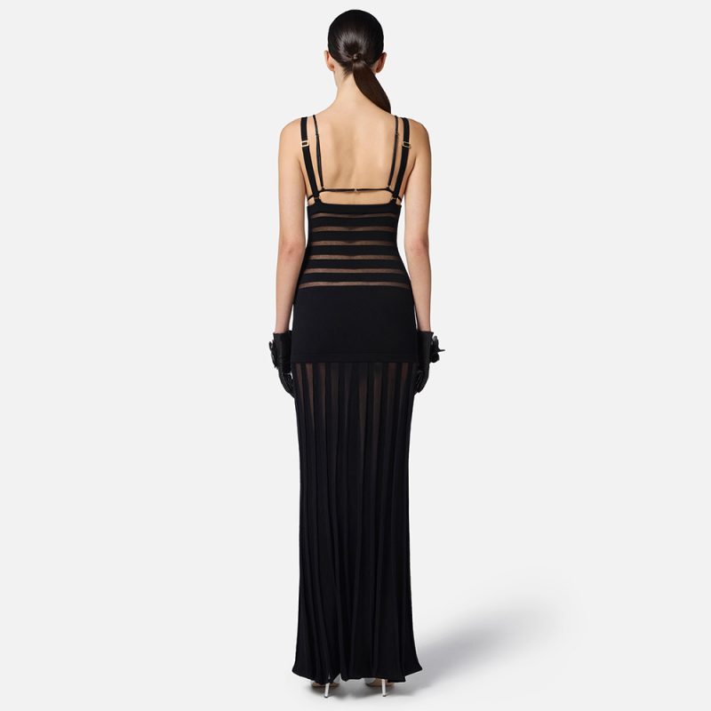 Women’s Sexy Deep V Backless Cutout Dress - Image 4