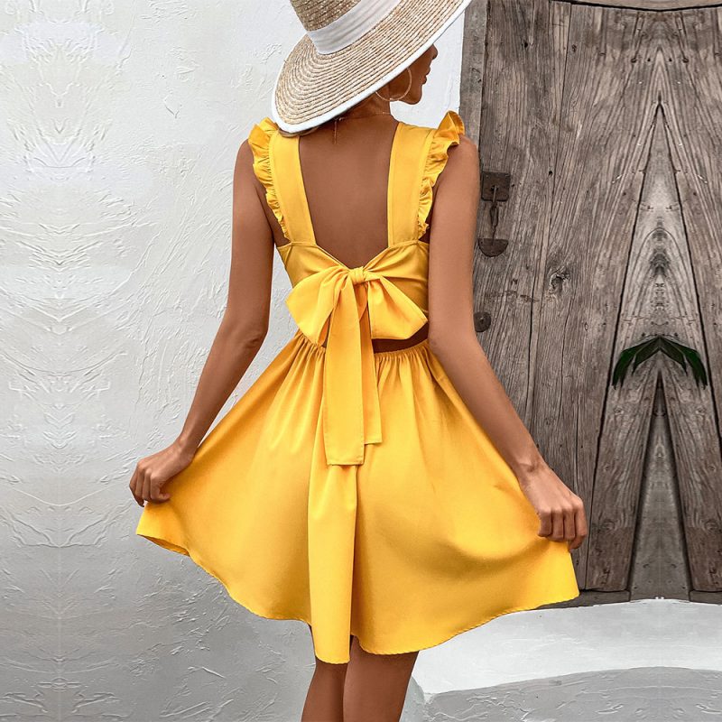 Resort-Ready Backless Dress for Summer Women - Image 4