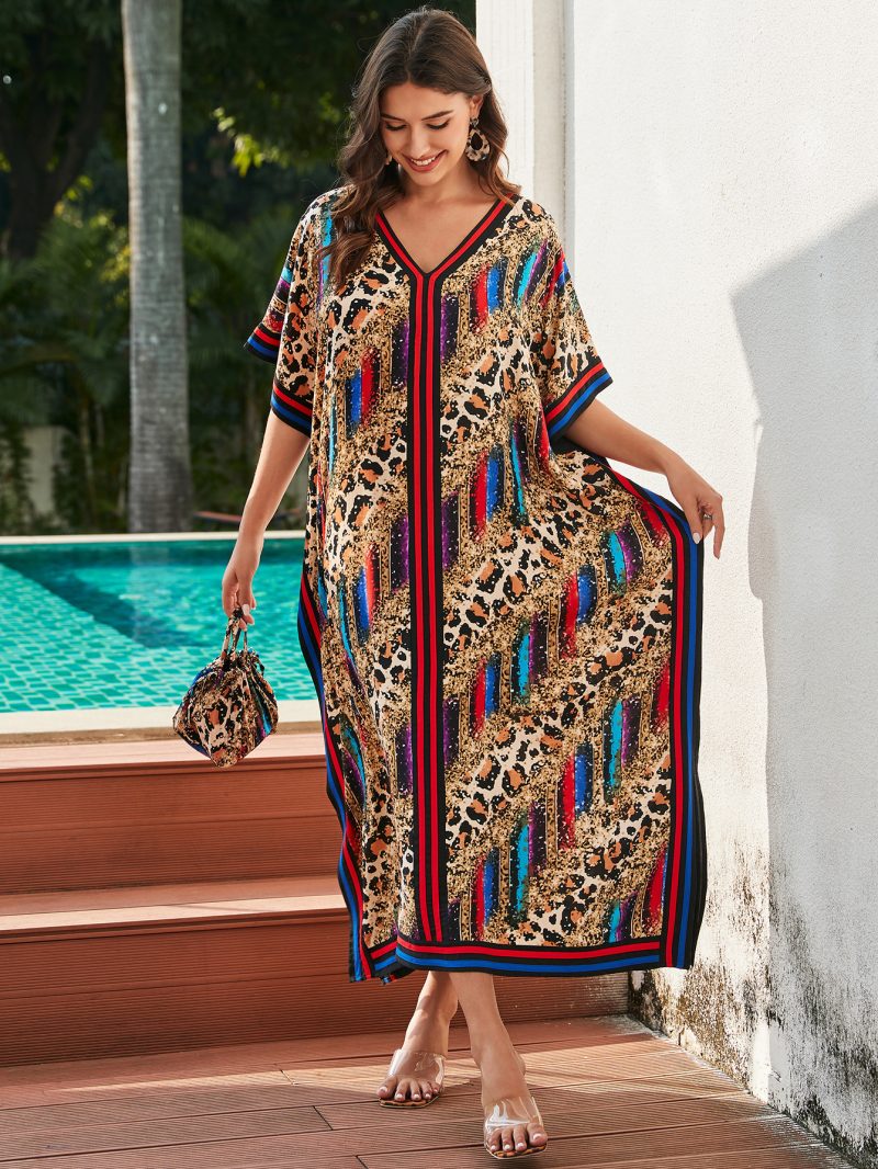 Tie-Dye Swimsuit Blouse and Beach Cover-Up - Image 4