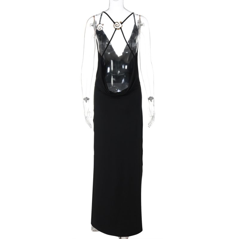 Fashionable Deep V Strap Backless Summer - Image 3