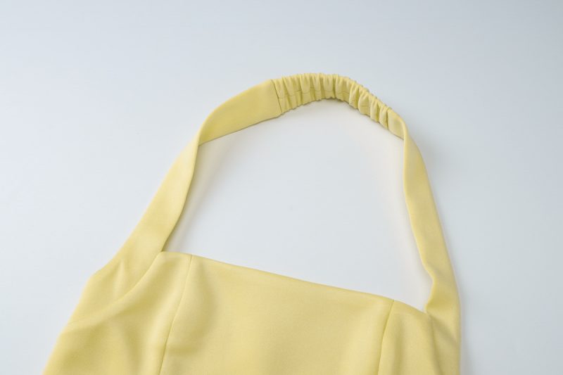 Best Seller Summer High Waist Halter Dress - Image 4