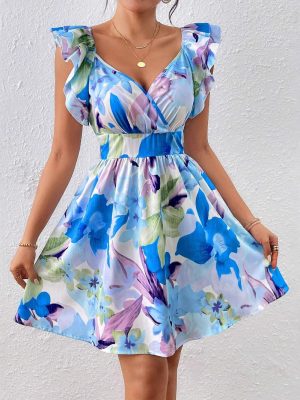 Belly-Covering Summer Dress for Elegant Women