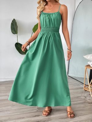 Summer Flowy Maxi Swing Dress